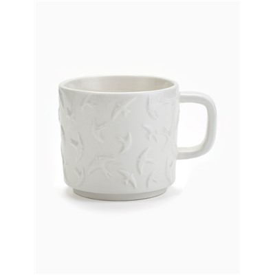 Кружка чайная керамическая «Ласточки», 260 мл, ручная работа