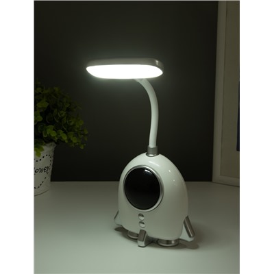 Ночник - карандашница «Ракета», 6хLED, 3 Вт, 5V, USB, АКБ, 2 режима, 7×11×27 см