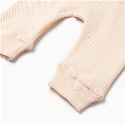 Комбинезон детский MINAKU: Basic Line BABY, рост 80-86, кремовый