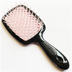 SUPERBRUSH Расческа для волос ЧЕРНО-НЮДОВАЯ