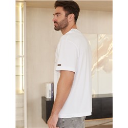 Свободная футболка  с авторским принтом