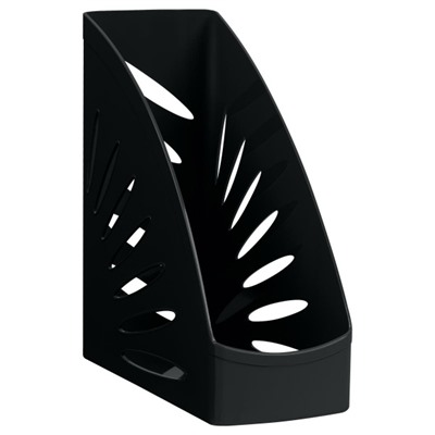 Лоток для бумаг вертикальный 110 мм "Тропик" черный ЛТ350/ЛТВ-31107 Стамм