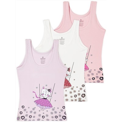 4986 Майка для девочек многоцвет (BAYKAR)