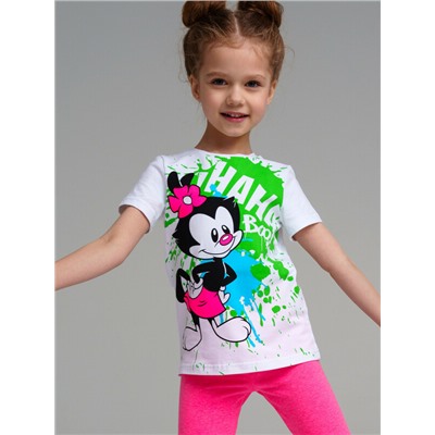 Фуфайка трикотажная для девочек (футболка)