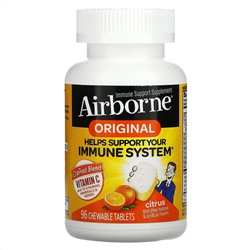 AirBorne, Original Immune Support Supplement, Citrus, 96 Chewable Tablets