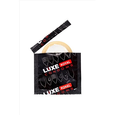Текстурированные презервативы LUXE Royal Exotica - 3 шт.