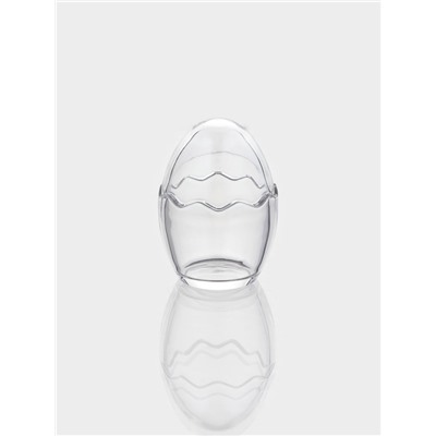 Конфетница «Яйцо», 80 мл, 6.3×9 см, стекло, прозрачная