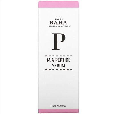 Cos De BAHA, P, M.A Peptide Serum, омолаживающая пептидная сыворотка, 30 мл (1 жидк. унция)