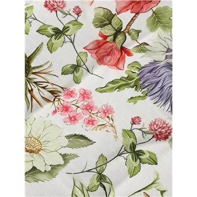 Подушка на стул «Этель» Organic home, 42×42×7 см, белая