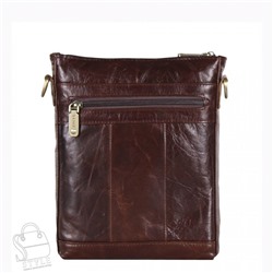Сумка мужская кожаная кожаный  22332-2Z brown Zinimsk
