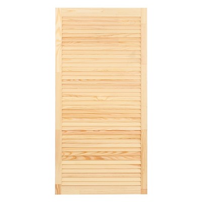 Жалюзийная дверь для бани и сауны, 120.5×59.4 см, хвоя