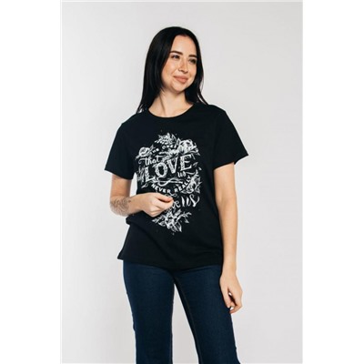 Футболка женская 53260 (Черный)