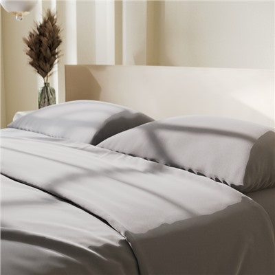 Постельное бельё 2-спальное LoveLife Gray mist, микрофибра