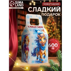 Сладкий новогодний подарок «Снежок», детский, 600 г