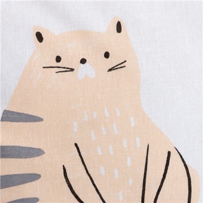 Постельное бельё 1.5-спальное «Этель» Cat party, бязь