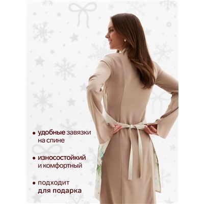 Фартук «Этель» Beautiful Christmas, 60×70 см, хлопок 100%, саржа 190 г/м²