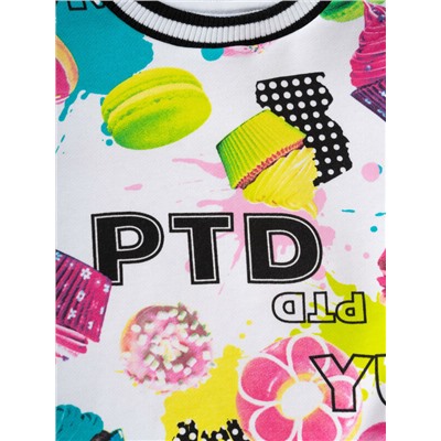 Комплект трикотажный для девочек: толстовка, брюки