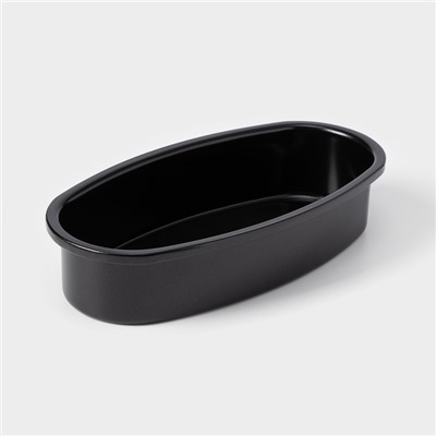 Форма для выпечки «Кекс», 900 мл, 23×12×5.5 см, антипригарное покрытие, чёрная
