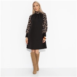 Платье комбинированное, Леди элегант (восхищение)