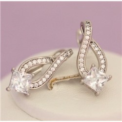 Серьги родий Н01-12361