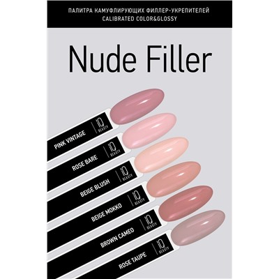 IQ Beauty Филлер-укрепитель с камуфлирующим эффектом / Nude Filler 06 Rose Taupe, глянцевый финиш, 12,5 мл KRISTALLER, 1120982