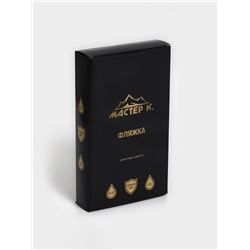 Фляжка Мастер К «Гигант», 1.92 л, подарочная, 64 oz, нержавеющая сталь, серебристая