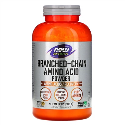 Now Foods, Sports, Branched-Chain Amino Acid Powder, 12 oz (340 g)