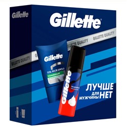 Набор подарочный Dʤɪˈlett Classic 2 предмета (Пена для бритья 50 мл + Гель после бритья, 75 мл) в коробке