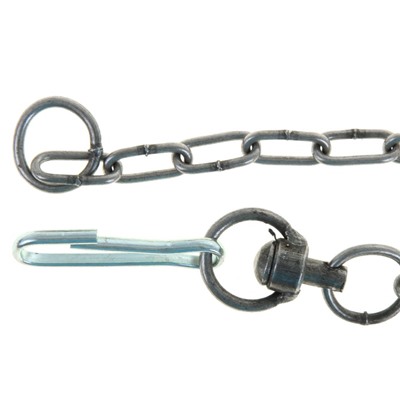 Цепь для привязи собак, 5 м, калибр 3×21 мм, черная