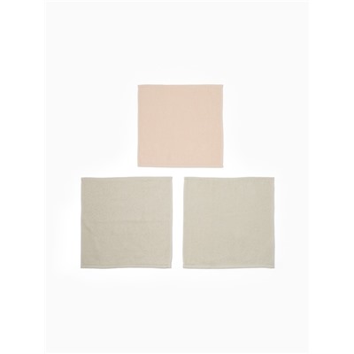 Набор махровых полотенец Этель Wonderland 30х30 см-3шт, 340гр/м2, 100% хлопок