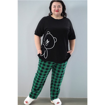 Пижама с брюками больших размеров Мишка НАТАЛИ, 1197423