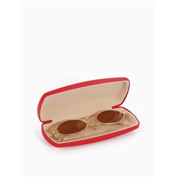 УЦЕНКА Футляр для очков на хлопушке, размер 16×6.5×3.5 см, красный