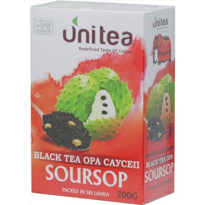 UNITEA. Soursop black 200 гр. карт.пачка
