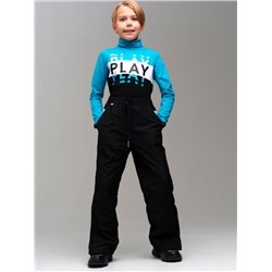 Брюки текстильные с полиуретановым покрытием утепленные флисом для мальчиков