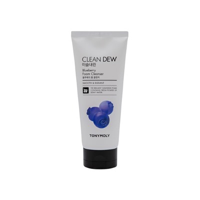 Tony Moly Пенка для умывания с экстрактом черники Clean Dew BlueBerry Cleanser