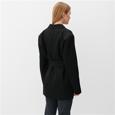 Пиджак женский MINAKU: Classic, чёрный, размер 46-48