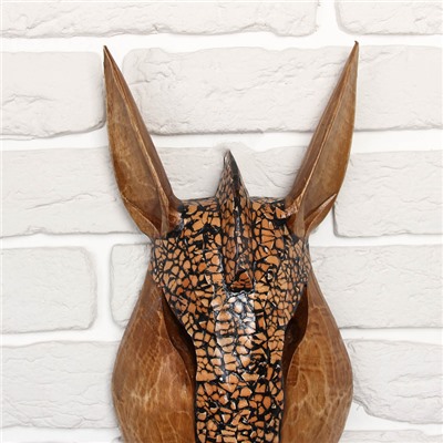 Маска «Зебра», 50×16×7 см, дерево