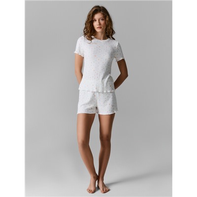 КОМПЛЕКТ ЖЕНСКИЙ (ДЖЕМПЕР, ШОРТЫ) 592651