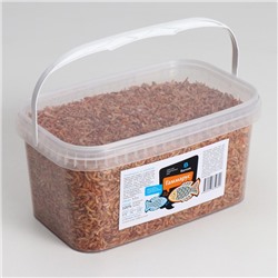 Корм для рыб и черепах Barrom Гаммарус, тушка, ведро 3.3 л