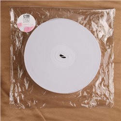 Резинка вязаная, 30 мм, 25±2 м, белая