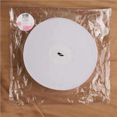 Резинка вязаная, 30 мм, 25±2 м, белая