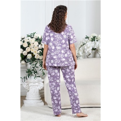 Пижама Фрезия-2 (Лиловый)