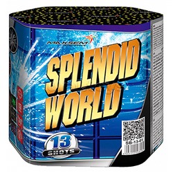 Батарея салютов "Splendid World" (1,2" х 13 залп.) * в кор. 10 шт. Срок до 01.02.28