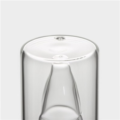 Стопки-шоты Magistro «Пуля», 30 мл, 3.5×11 см, с двойными стенками, набор 6 шт., стекло, прозрачные