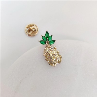 Брошь Ананас