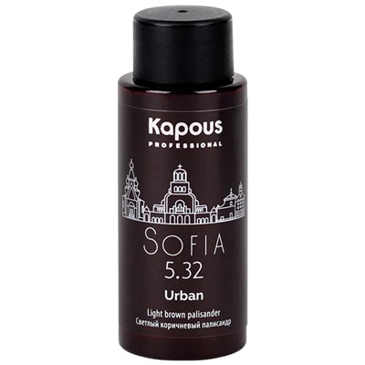 Kapous Полуперманентный жидкий краситель для волос «Urban» LC 5.32 София 60 мл