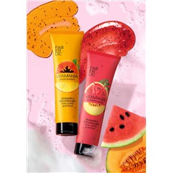 Пенящийся витаминный гель-скраб для тела «Арбуз и дыня» Vitamania