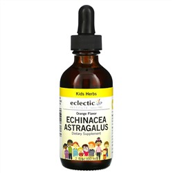 Eclectic Institute, Kid Herbs, Echinacea, Astragalus, Orange, 2 fl oz (60 ml)