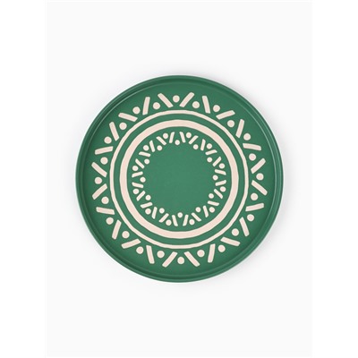 Блюдо керамическое «Орнамент», d=27.3 см, ручная работа