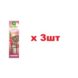 AirWick Ароматический диффузор Розовый сад в комплекте с деревянными палочками 40мл 3шт
